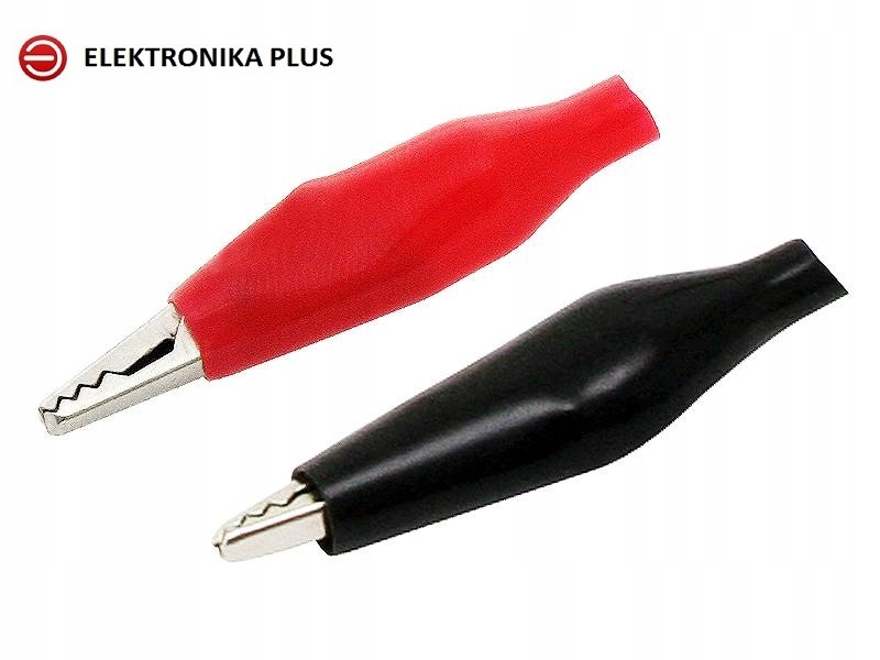 

Krokodylek Średni Para Czerwony/czarny 51mm