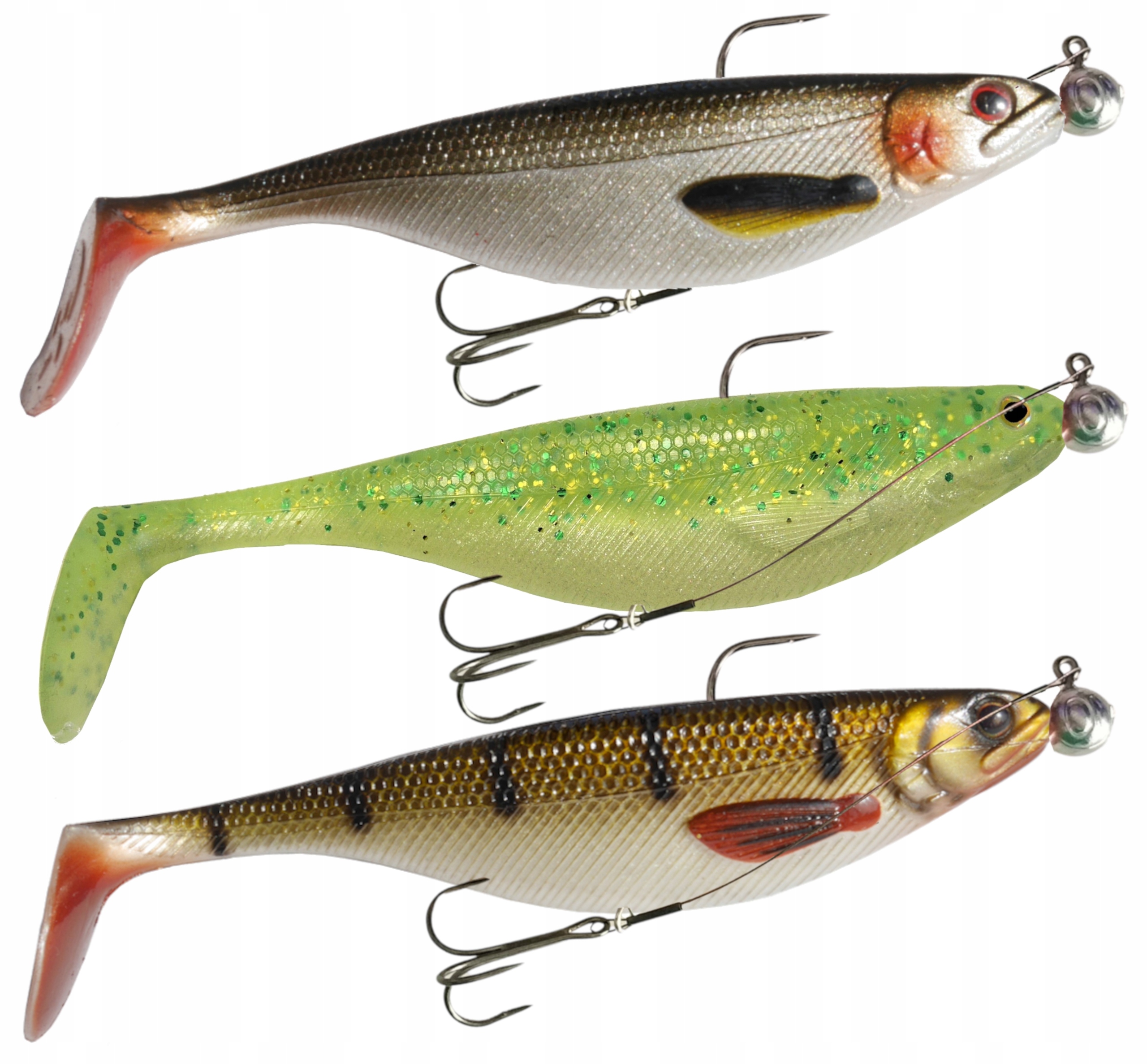 Westin ShadTeez 16cm 49g Killer na Szczupaki zestaw przynęt zbrojonych