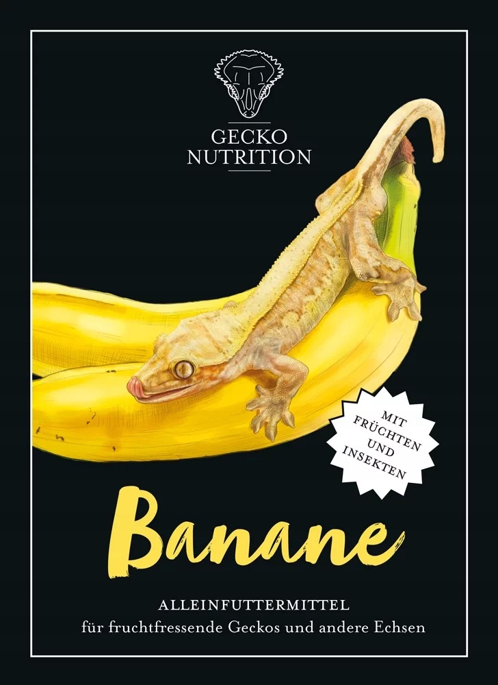 Levně Gecko Nutrition ovocné krmivo pro plazy s příchutí banánu 50 g.