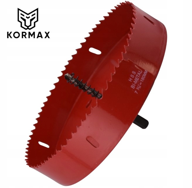 Otwornica 180mm Otwornica bimetalowa do metalu drewna M42 Hss Pvc Gk Stali