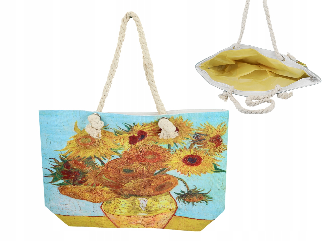 

Torba z uszami ze sznurka V. van Gogh Słoneczniki