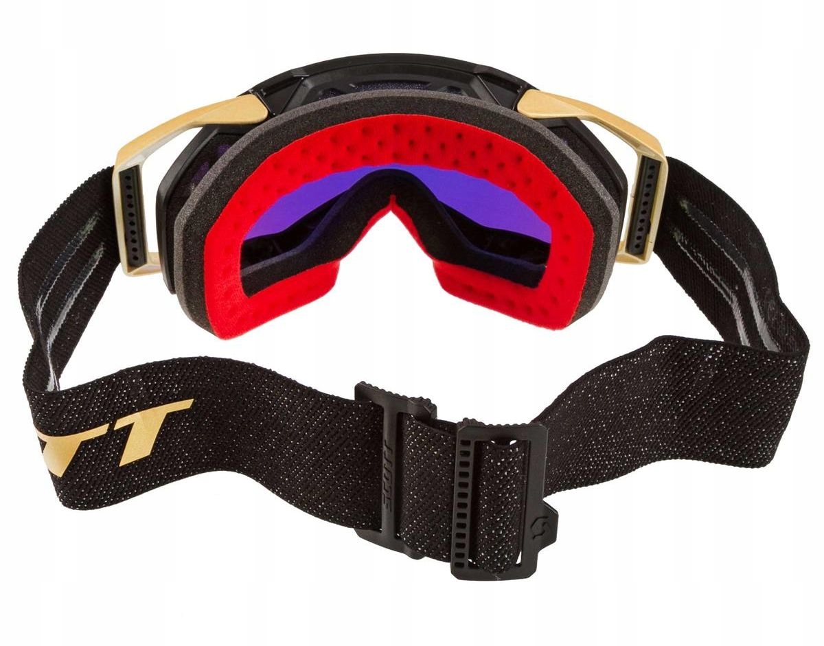 Gogle SCOTT PROSPECT Black Gold Żółte Lustro Model Buzz