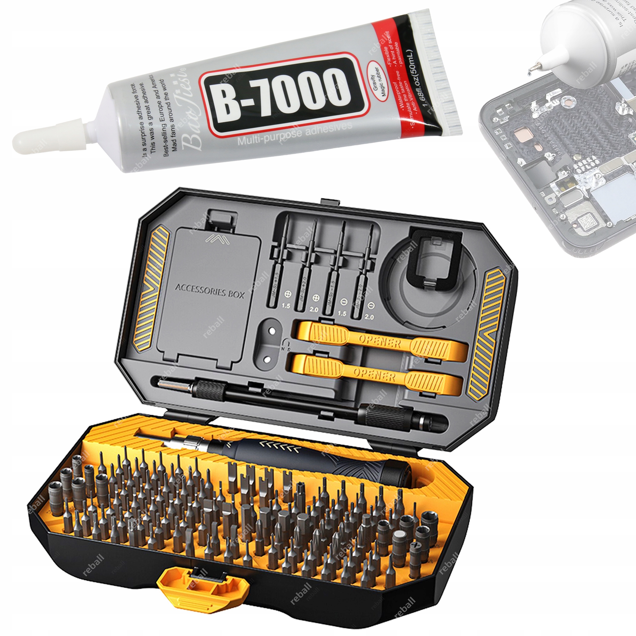 B7000 Montážní Lepidlo LCD 50 ml Premium Šroubováky Pro Opravu Telefonu