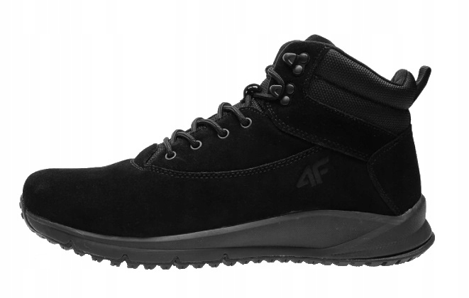 

Buty Zimowe Męskie 4F Skórzane Czarne Zamsz 44