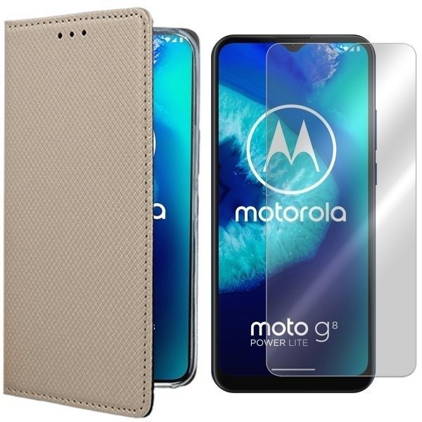 

Etui Do Motorola Moto G8 Power Lite Magnet + Szkło
