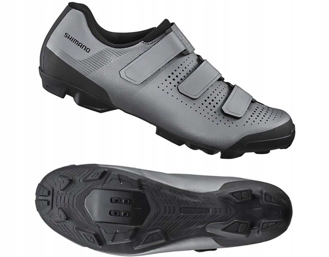 Shimano SH-XC100 buty MTB SPD silver 43