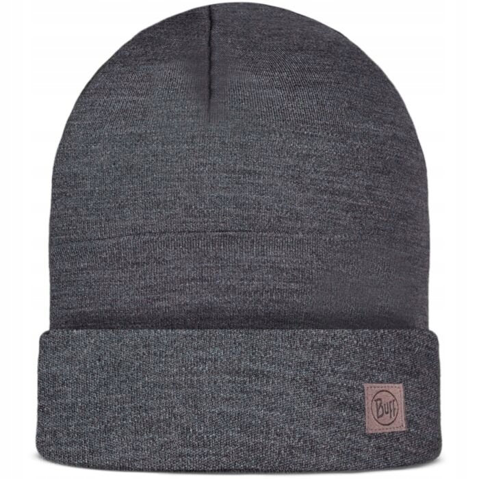 Čepice Buff Merino Heavyeight Beanie Solid Grey
