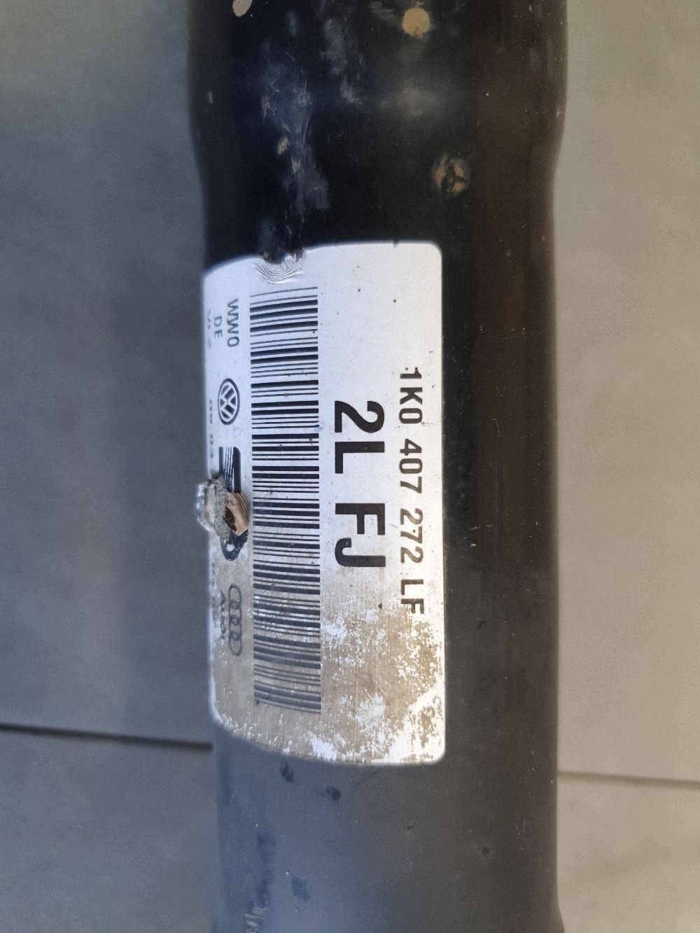 Volkswagen PASSAT CC semi-axis right front 1K0407272LF