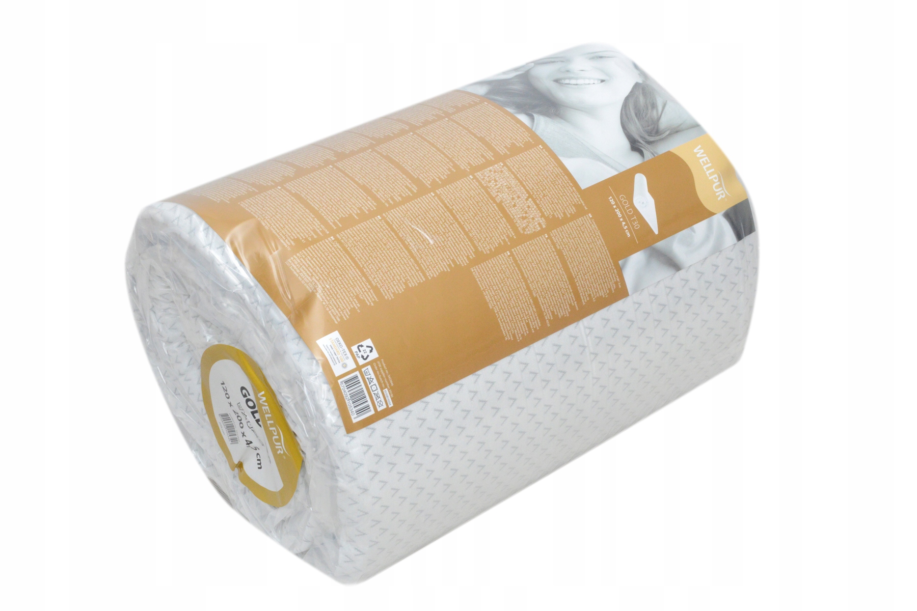 TOPMATERAC 120x200cm T30 pianka TERMOELASTYCZNA Szerokość materaca 120 cm