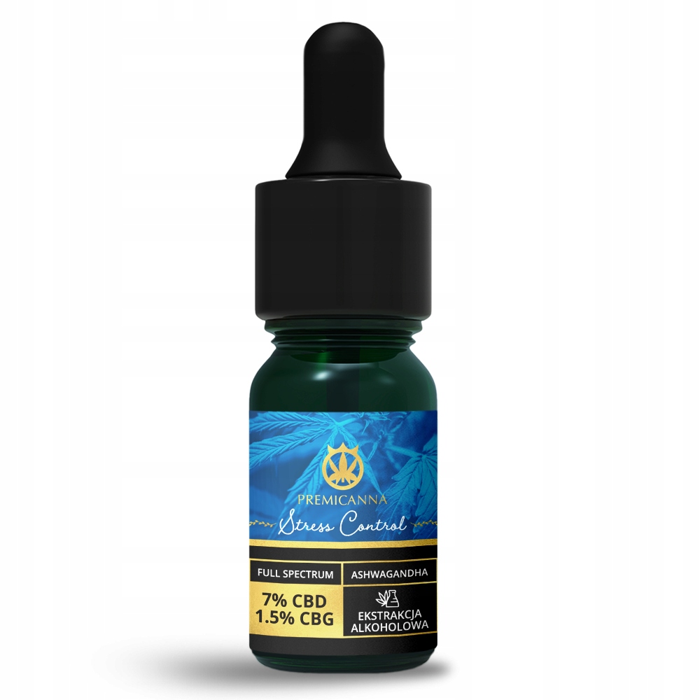 

Olej Cbd 7% Stress Control z Ashwagandhą 700 mg