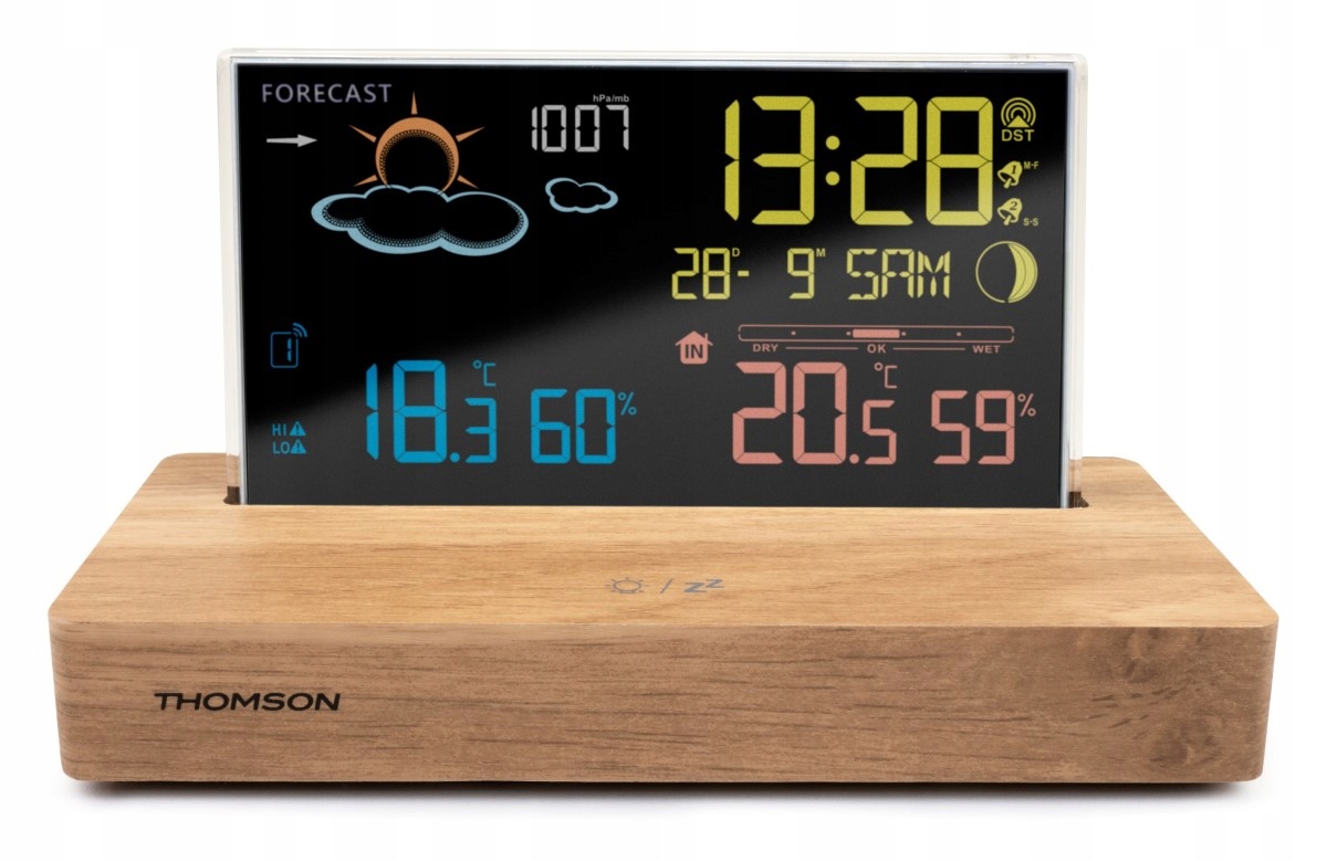 Thomson Stacja pogodowa z budzikiem CT610