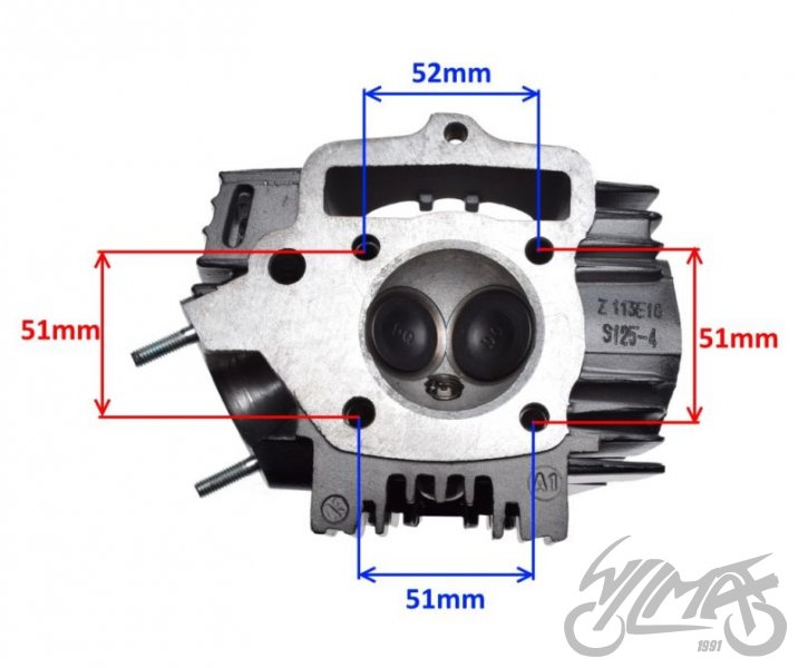 GŁOWICA CYLINDRA SILNIK 154FMI KPL Numer katalogowy części WZMOTO.PL MSCT.7.04.06.2023.5403