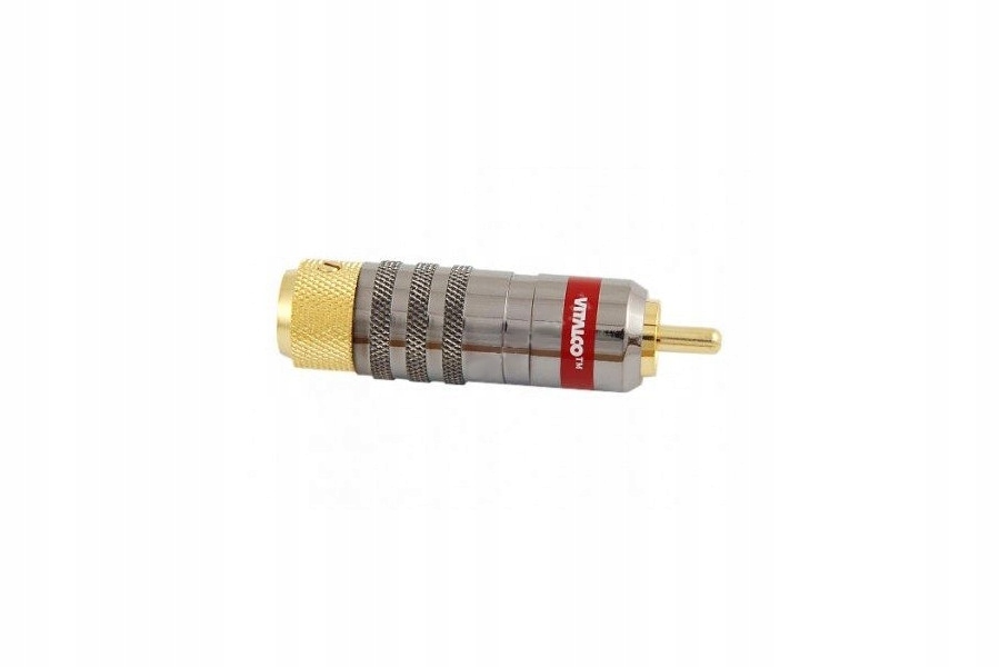 

Wtyk Rca Złoty 8mm RW640 "819" Vitalco