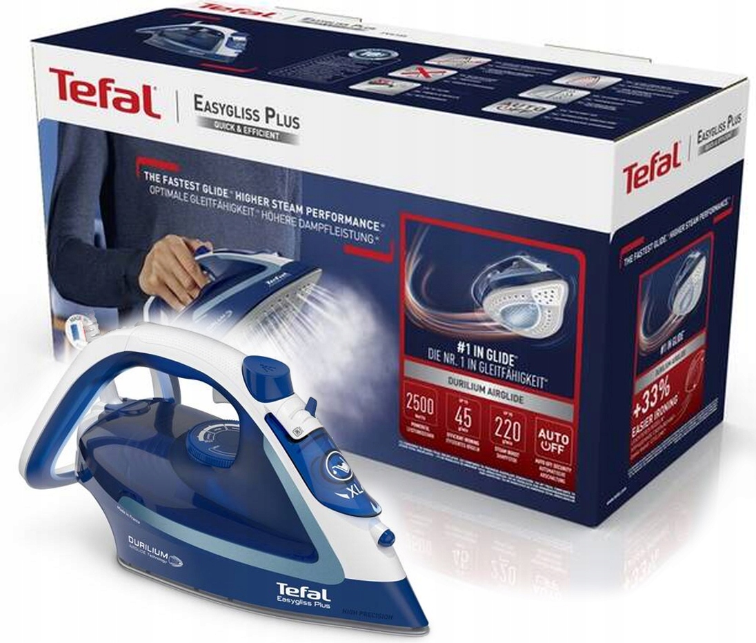 

Żelazko Tefal Easygliss 2 FV5735E0 parowe