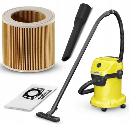 ODKURZACZ BEZWORKOWY KARCHER WD3 DUŻA MOC TURBO XL Kod producenta 1.628-101.0