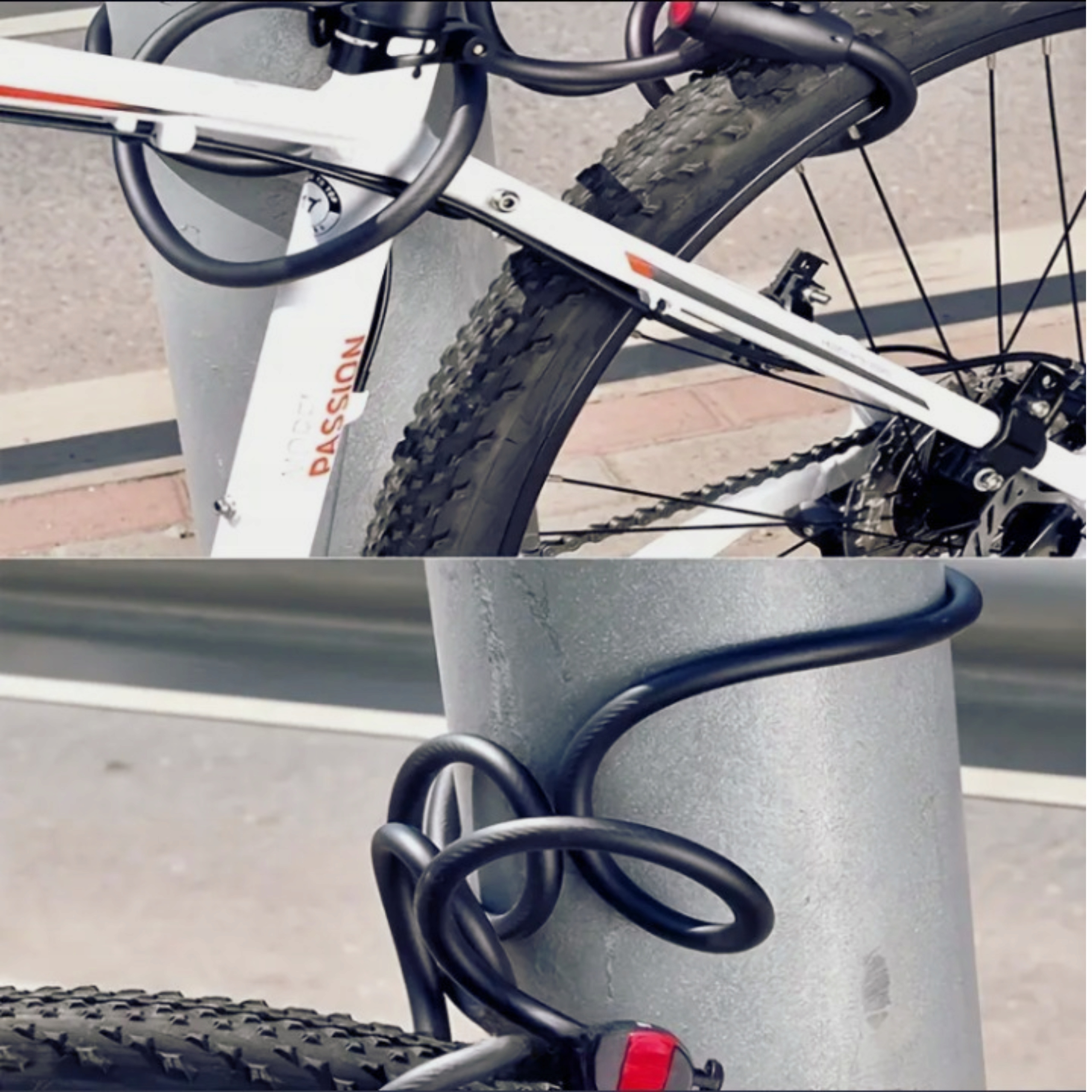 ZAPIĘCIE ROWEROWE BLOKADA ZABEZPIECZENIE DO ROWERU LINKA ZAMEK ŁAŃCUCH Typ zamka na kluczyk