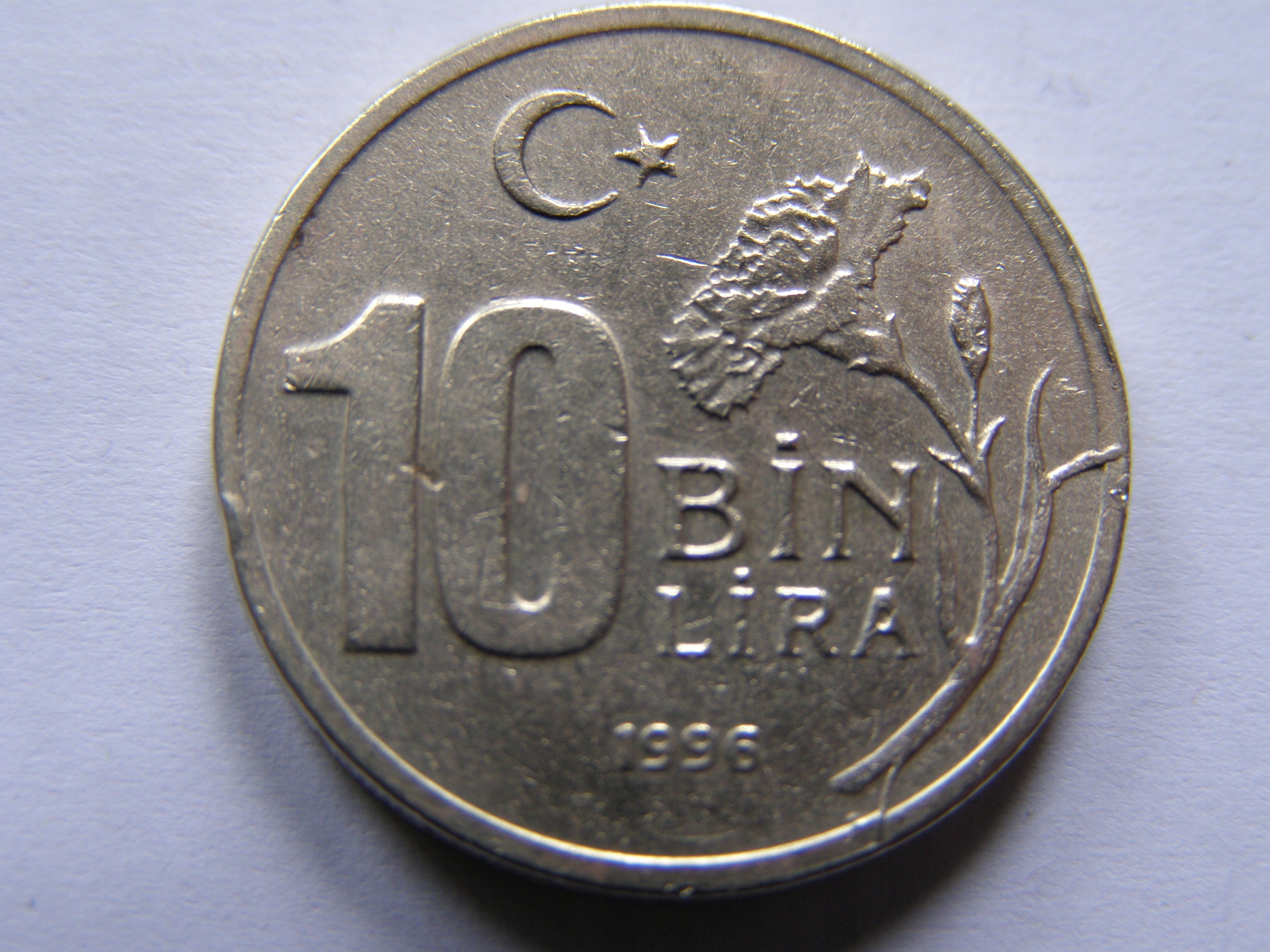 TURCJA TURKIYE 10 000 LIRA 1996 ROK !!!!!!!!! 0598