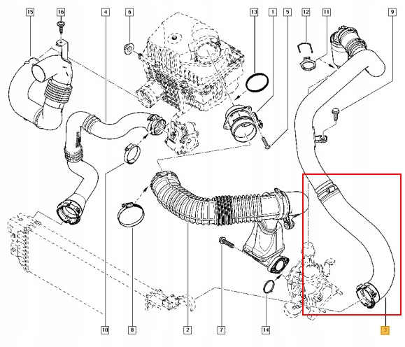 RURA TURBO INTERCOOLERA RENAULT MASTER III 2 3DCI Car type Cargo vans Buses