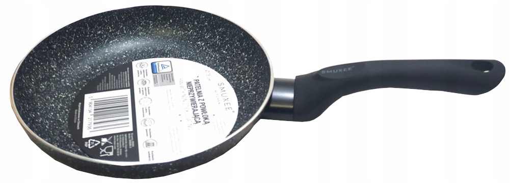 

Smukee Patelnia 18cm nieprzywierająca indukcja Cz