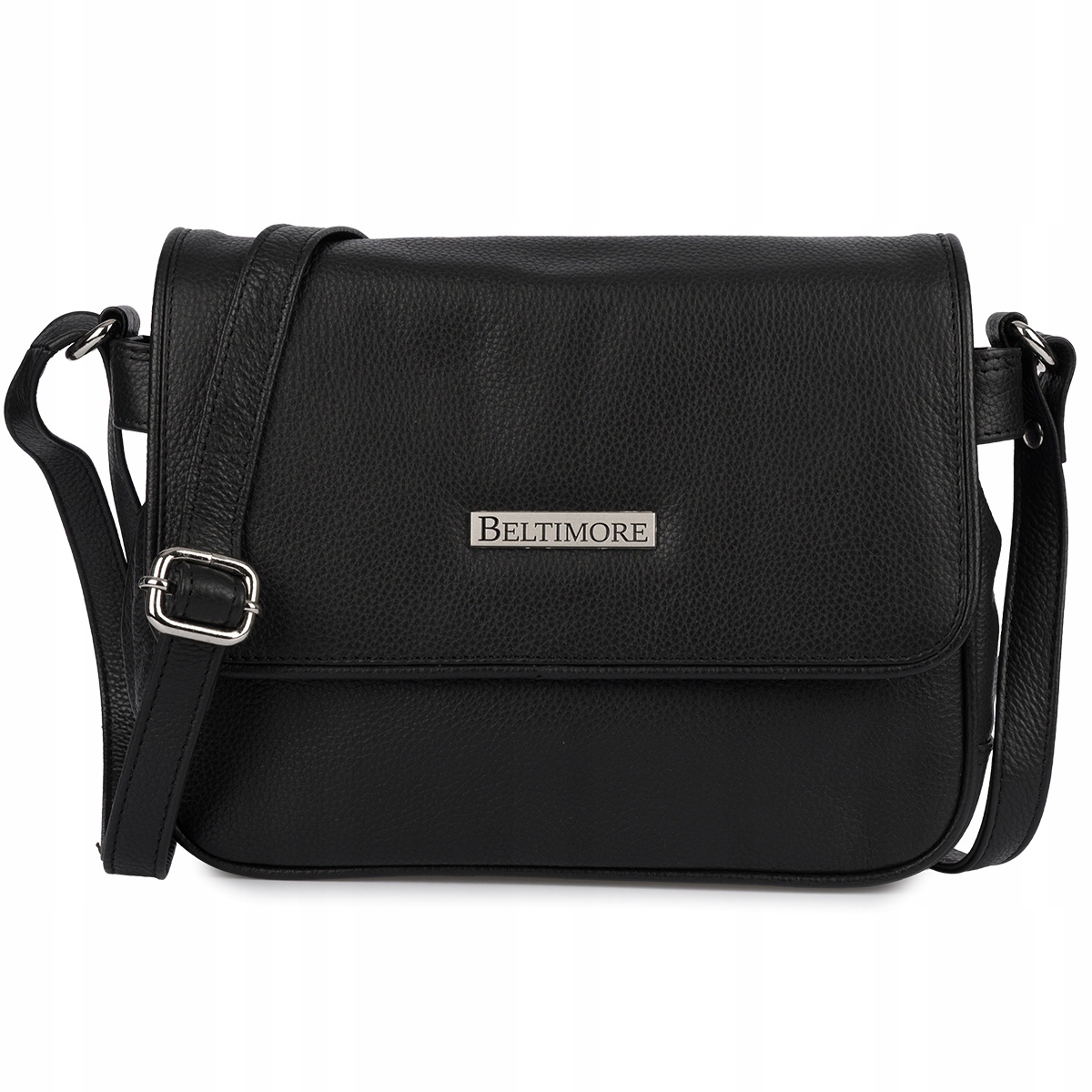 Dámská kožená kabelka přes rameno malá premium černá klasická Beltimore