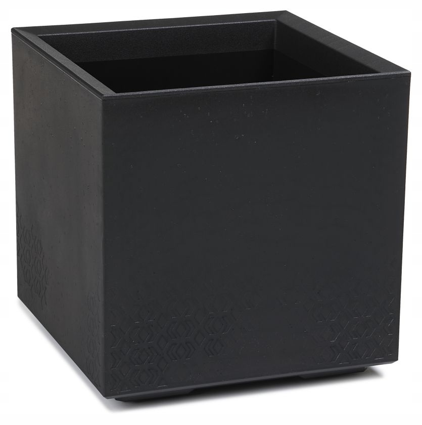 

Kwietnik Karo Eco recycled czarny fi 400 Lamela
