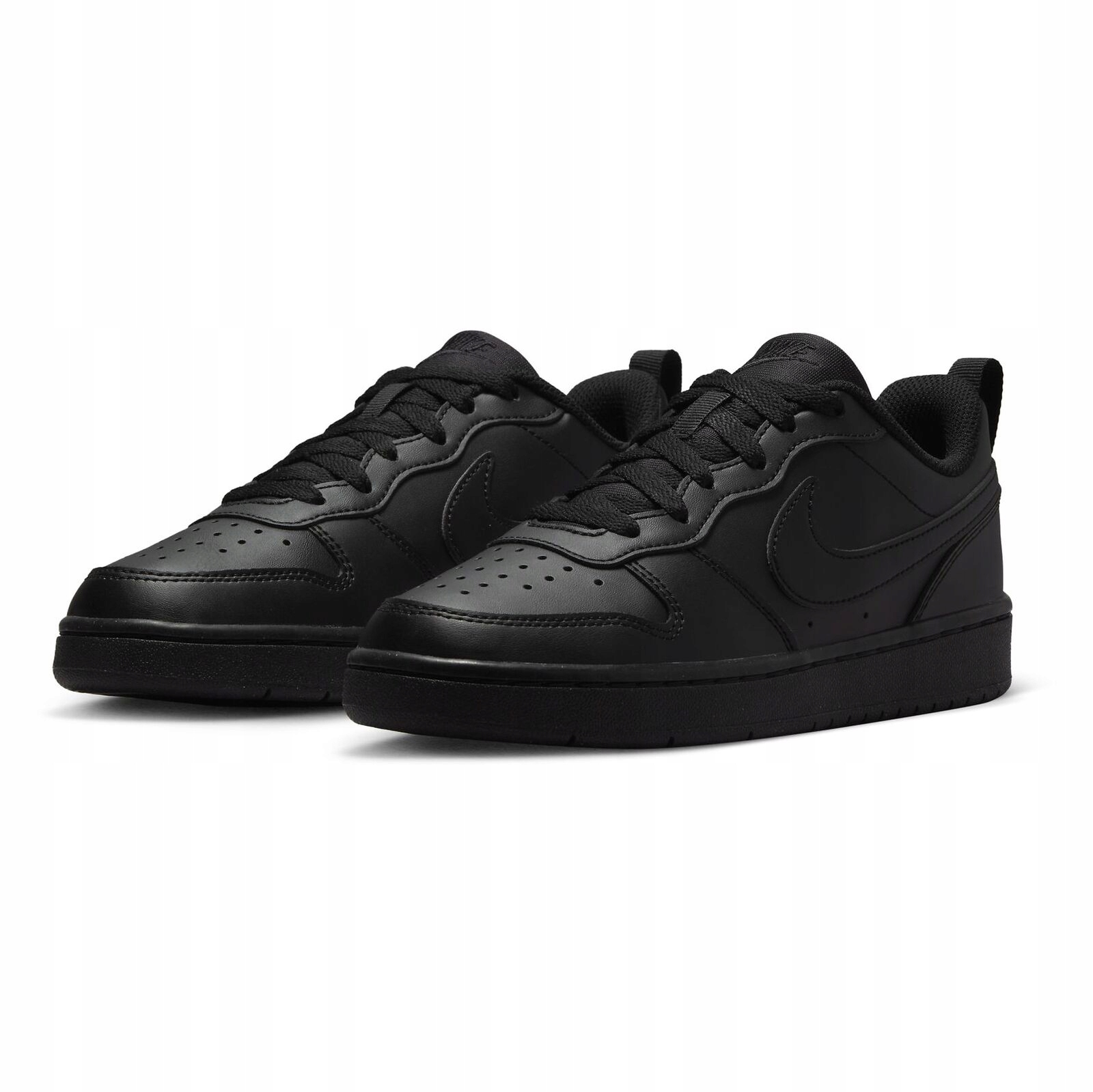 Nike Court Borough Low 2 BQ5448-001 černé vel.38,5 (24 cm) boty pro mládež