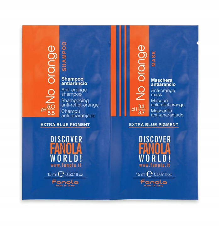 FANOLA NO ORANGE MASKA 15 ml + SZAMPON 15 ml