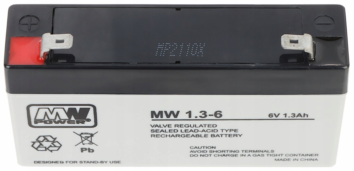 AKUMULATOR 6V/1.3AH-MW Producent MW Power