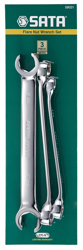 

Sata ST09031 Zestaw 3 kluczy płaskich dwustronnych