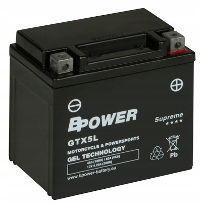 

Akumulator GTX5L Bpower Yuasa YTX5L
