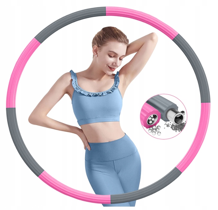 

Hula hop z wypustkami Hop-Sport 88 cm