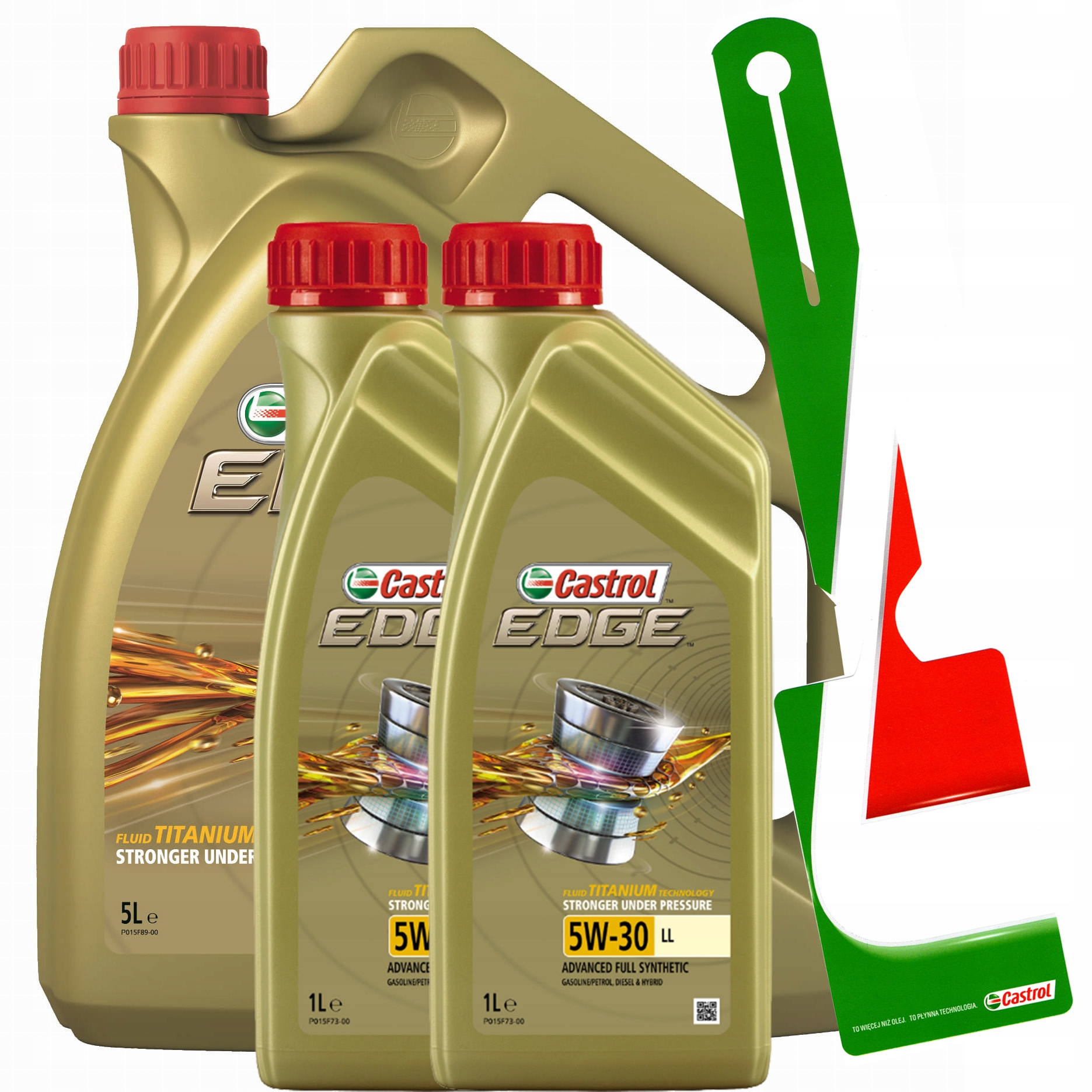 CASTROL EDGE TITANIUM FST LL 5W-30 7L + ZAWIESZKA
