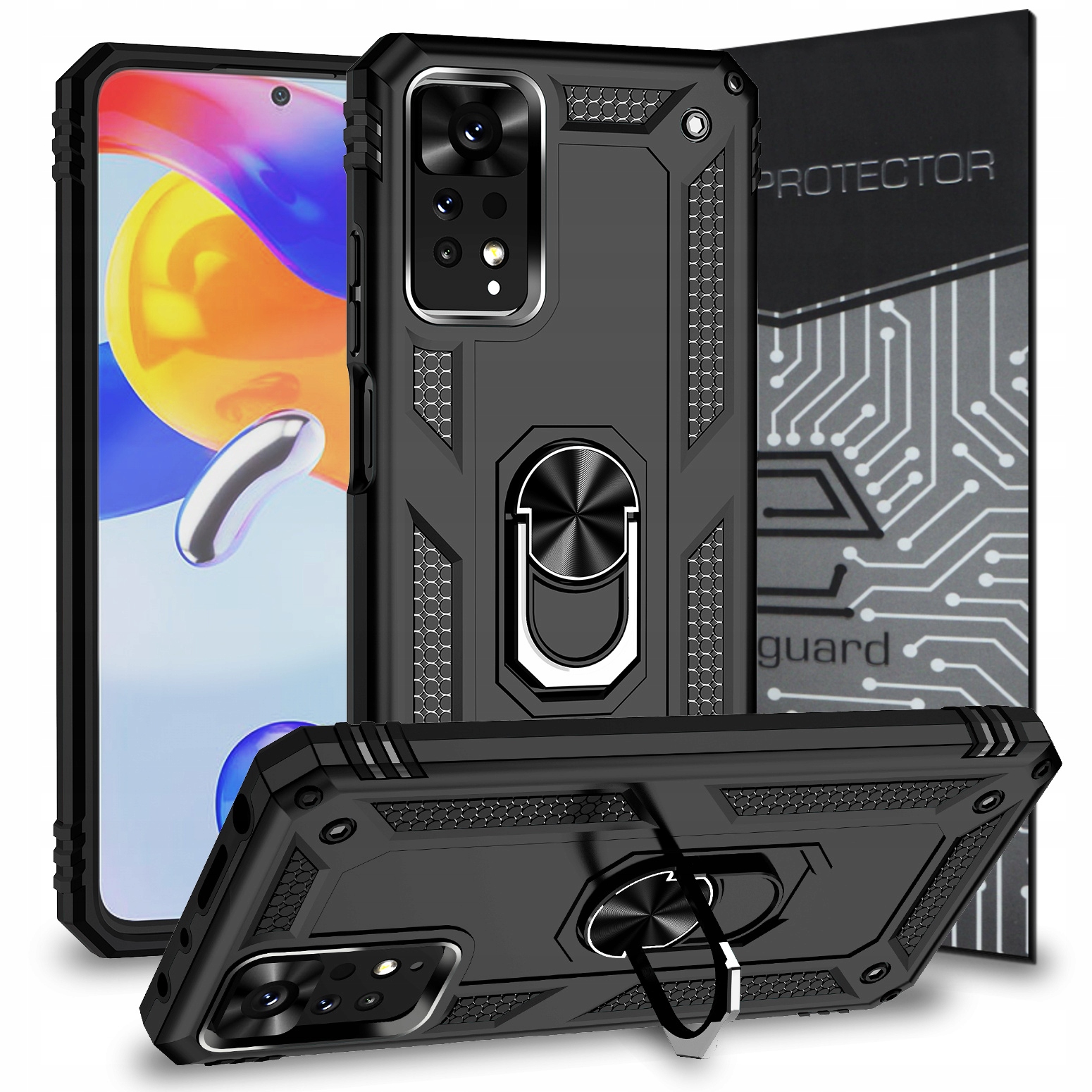 

Etui Pancerne+szkło do Redmi Note 11 Pro Pro 5G