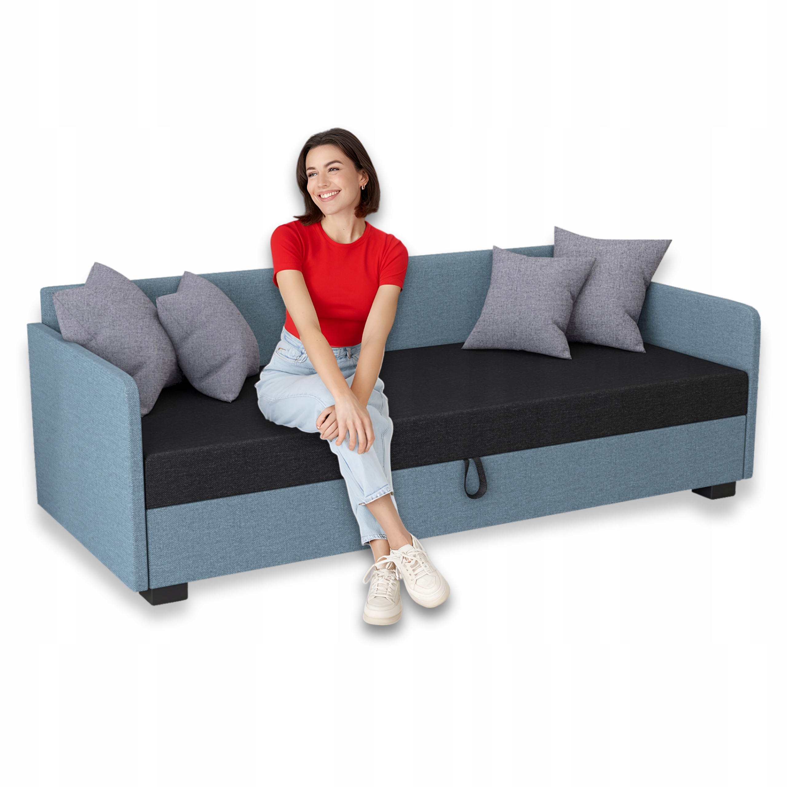 Pohovka Postel Pro Mláděž 110 x 195 cm Jednolůžková pohovka s úložným prostorem