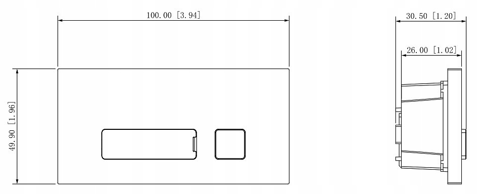 MODUŁ KLAWIATURY VTO4202F-MB1 DO VTO4202F-P Typ domofonu Inny