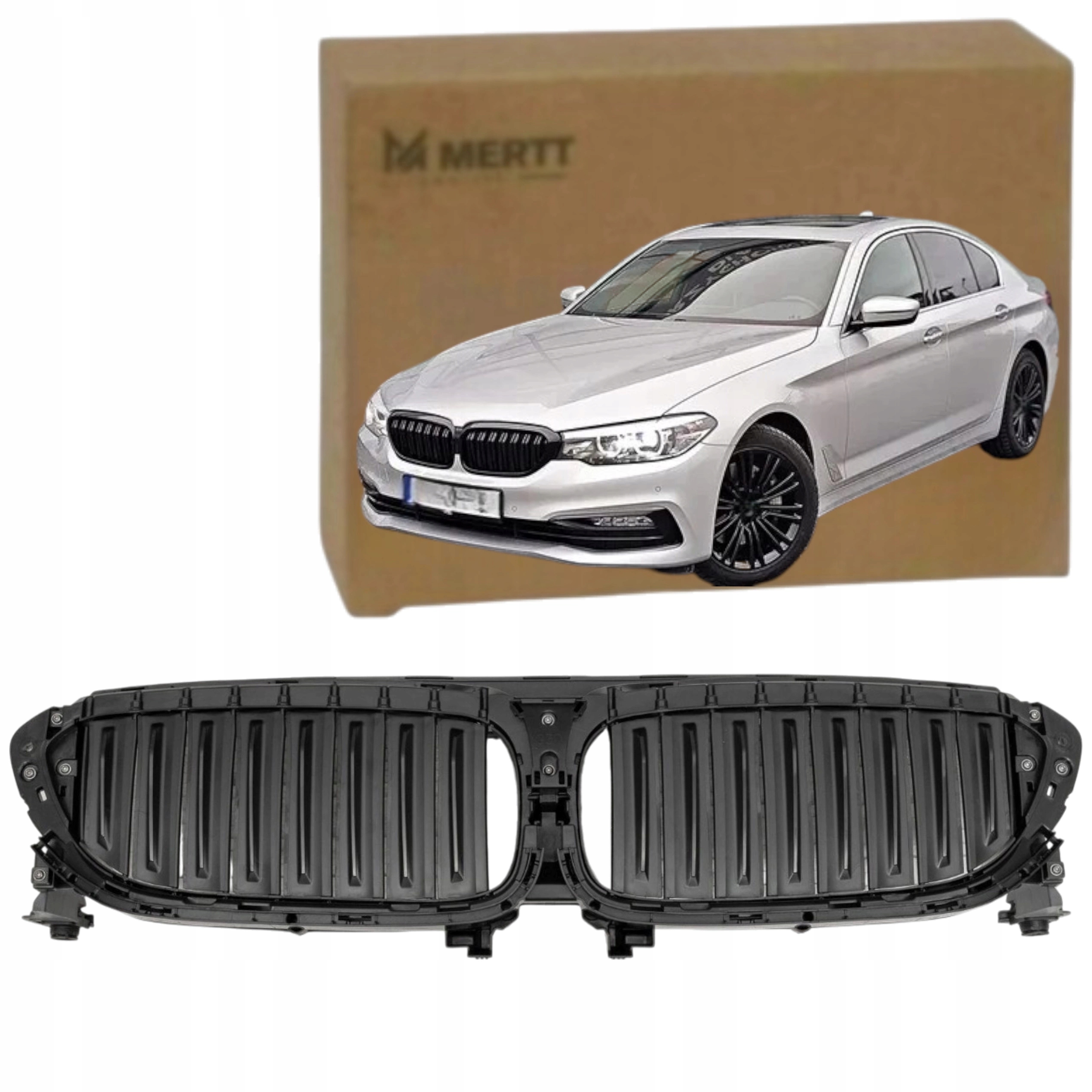 Kanál Volant Vzduch Přední Pás Vstup Bmw 5 G30 G31 2017-2020 7497279