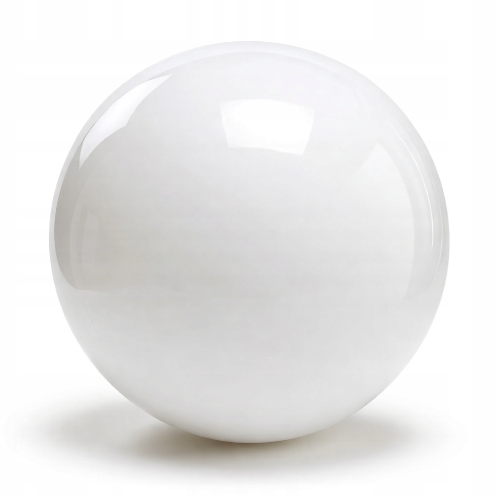 KULA LUSTRZANA BIAŁA MIRROR BALON PVC PROFESJONALNY WESELE KOMUNIA 0,6m