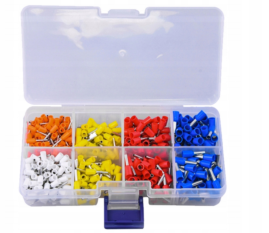 

Tulejki Izolowane Kablowe Końcówki Do Kabli 400szt