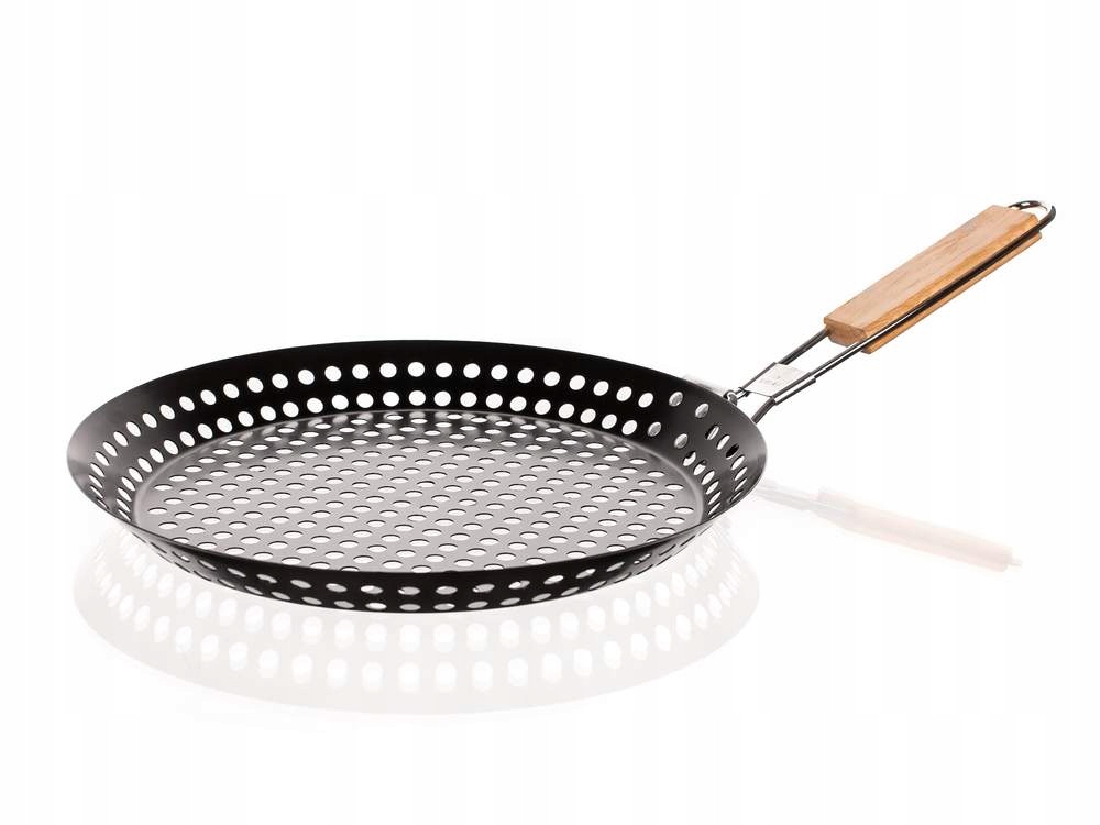 PATELNIA DO grillowania warzyw mięs stalowa 31 cm Stan opakowania oryginalne