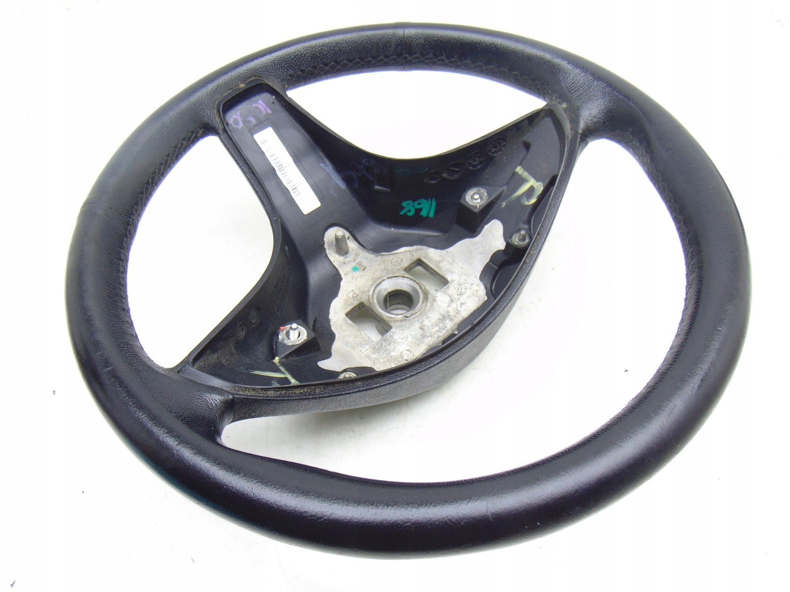 steering wheel, black leather MERCEDES W204 A2044601203