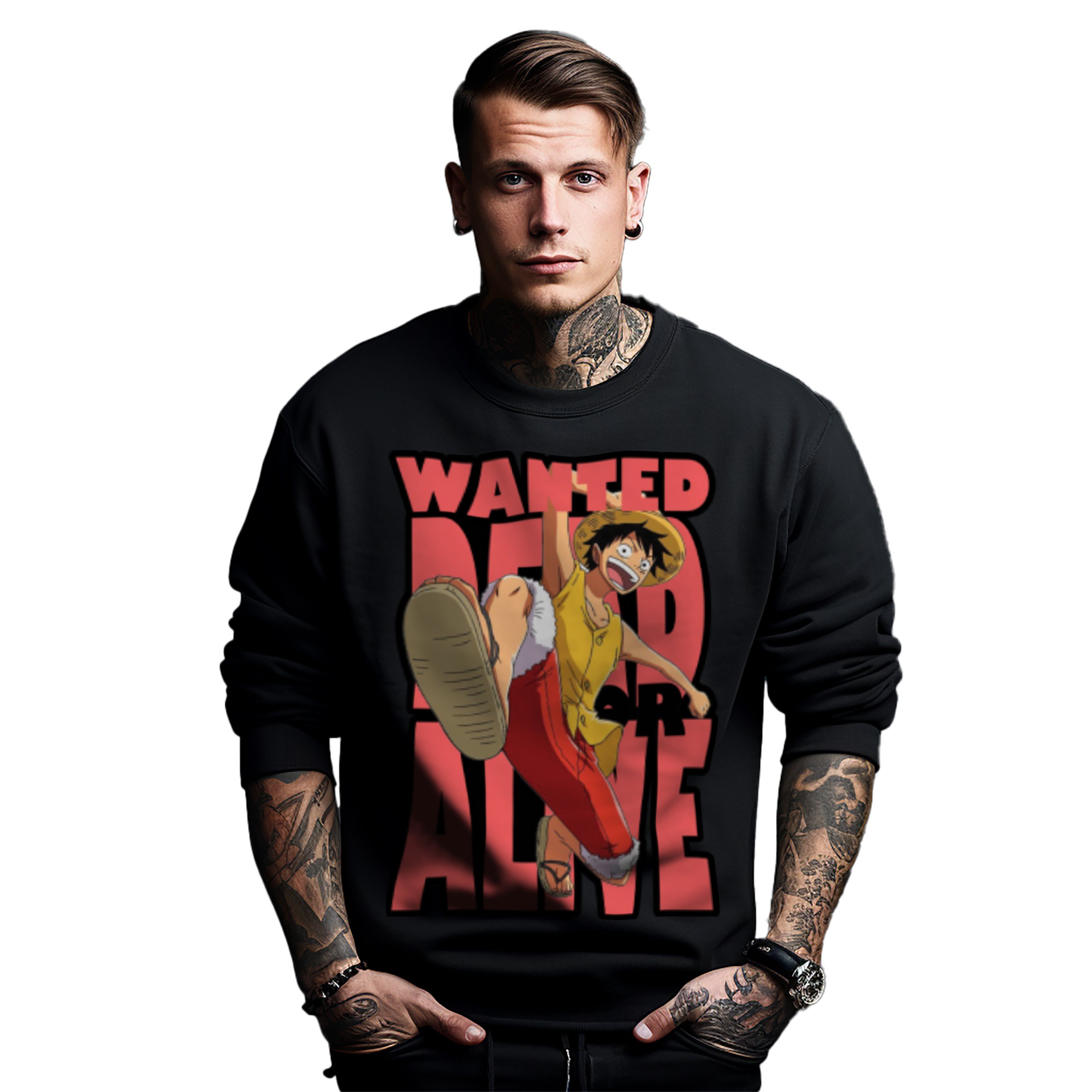 Mikina s potiskem Anime One Piece