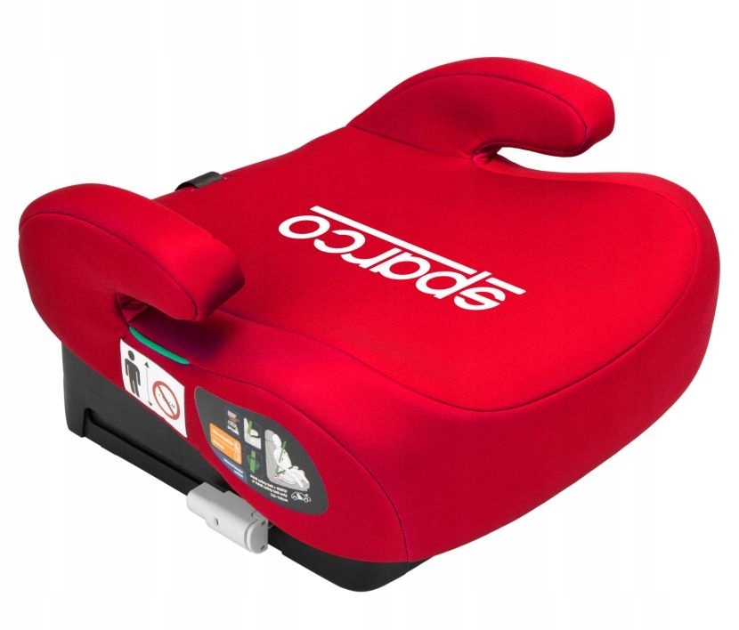 SPARCO FOTELIK SAMOCHODOWY SIEDZISKO PODSTAWKA SK100i isofix i-Size Red Model 6922516337972