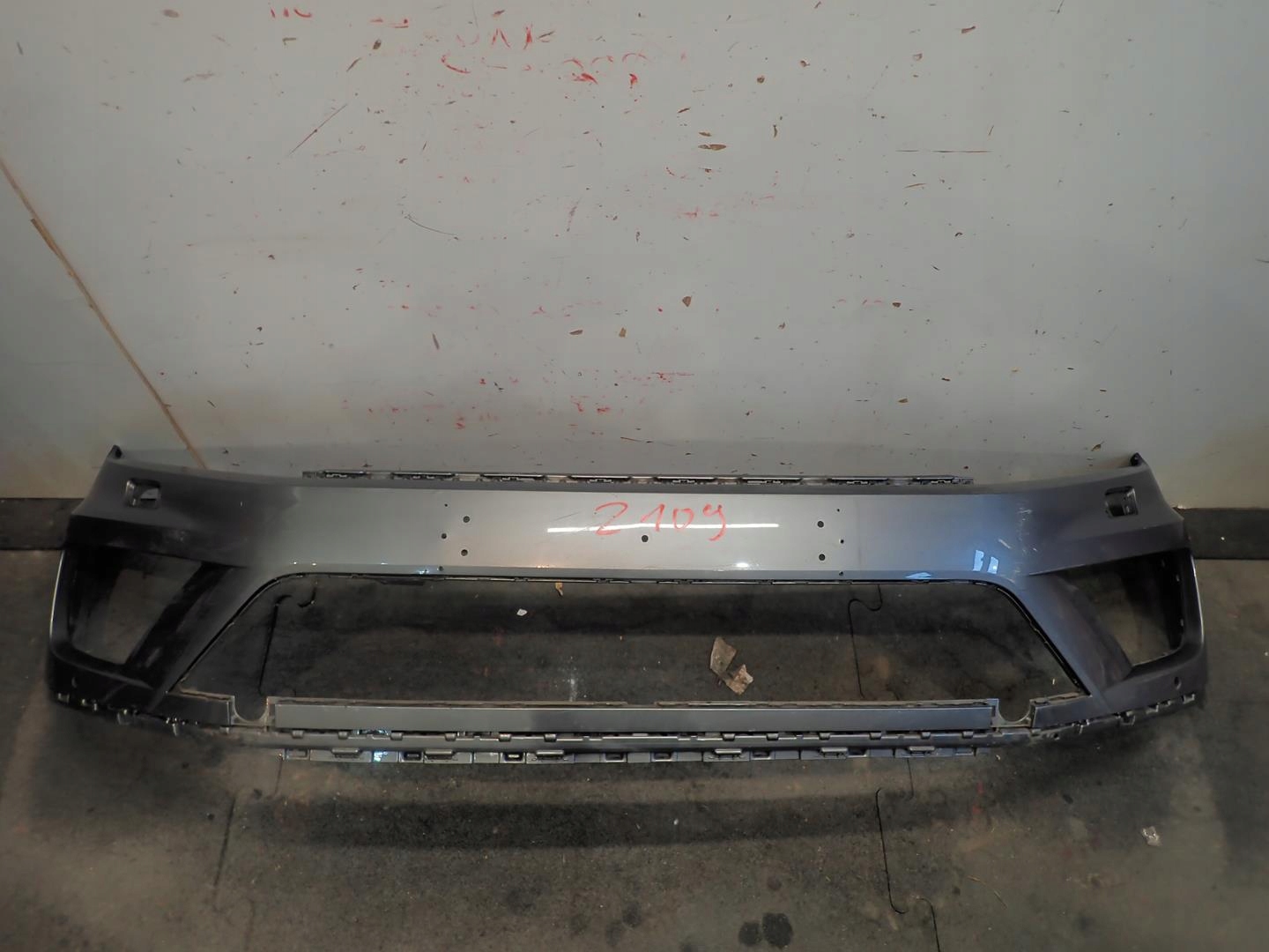 bumper front front VW TOUAREG II LIFT 2014- 7P
