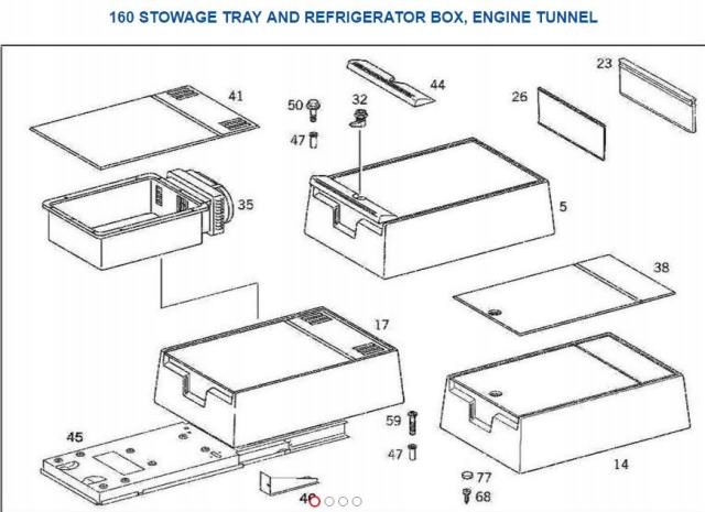 console TUNELU MERCEDES ACTROS 942 / A0008400024