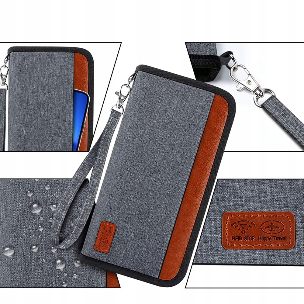 TORBA PASZPORT POSIADACZ PASZPORTU RFID PORTFEL Marka bez marki