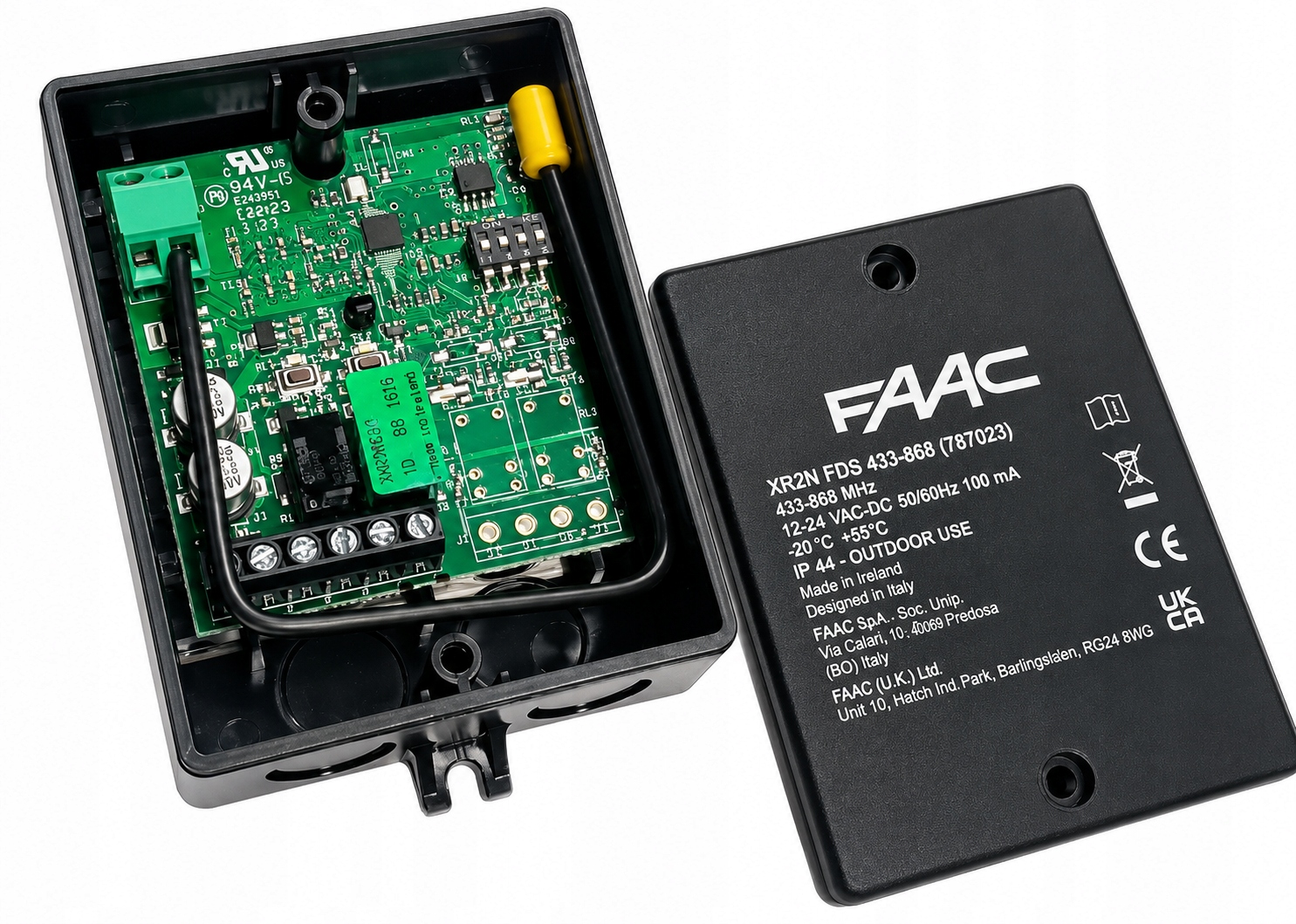 Faac XR2N Fds 433 868 MHz Externý rádioprijímač rádio 2-kanálový
