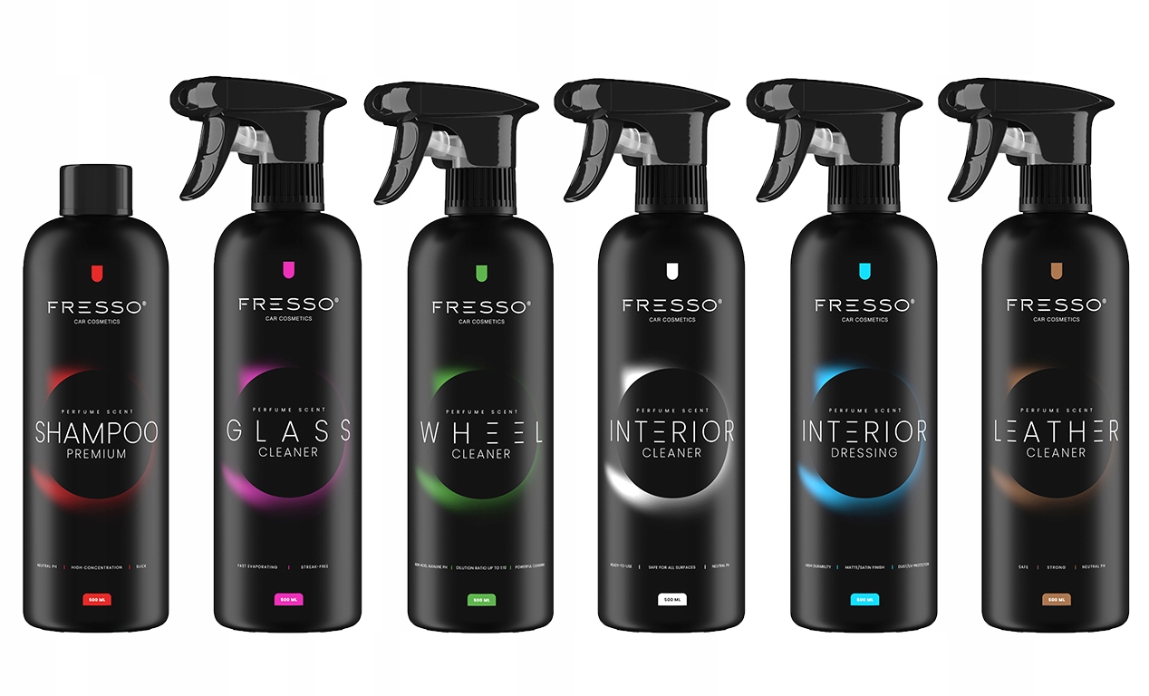 Fresso комплект косметики для автомобиля детализация 0,5 л