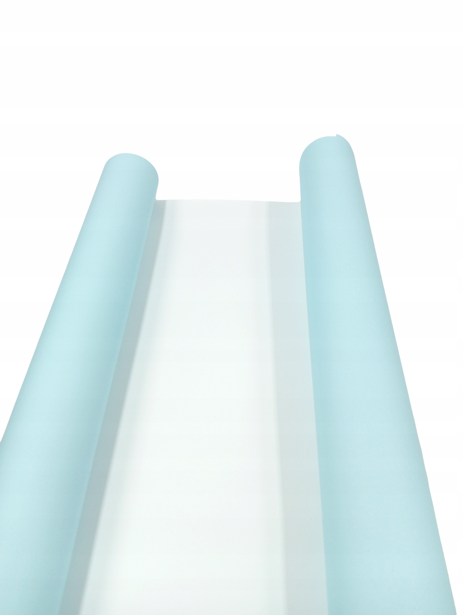 DWUSTRONNA FOLIA FLORYSTYCZNA BŁĘKITNA BIAŁA W ROLCE 10 M SZEROKOŚĆ 56 CM