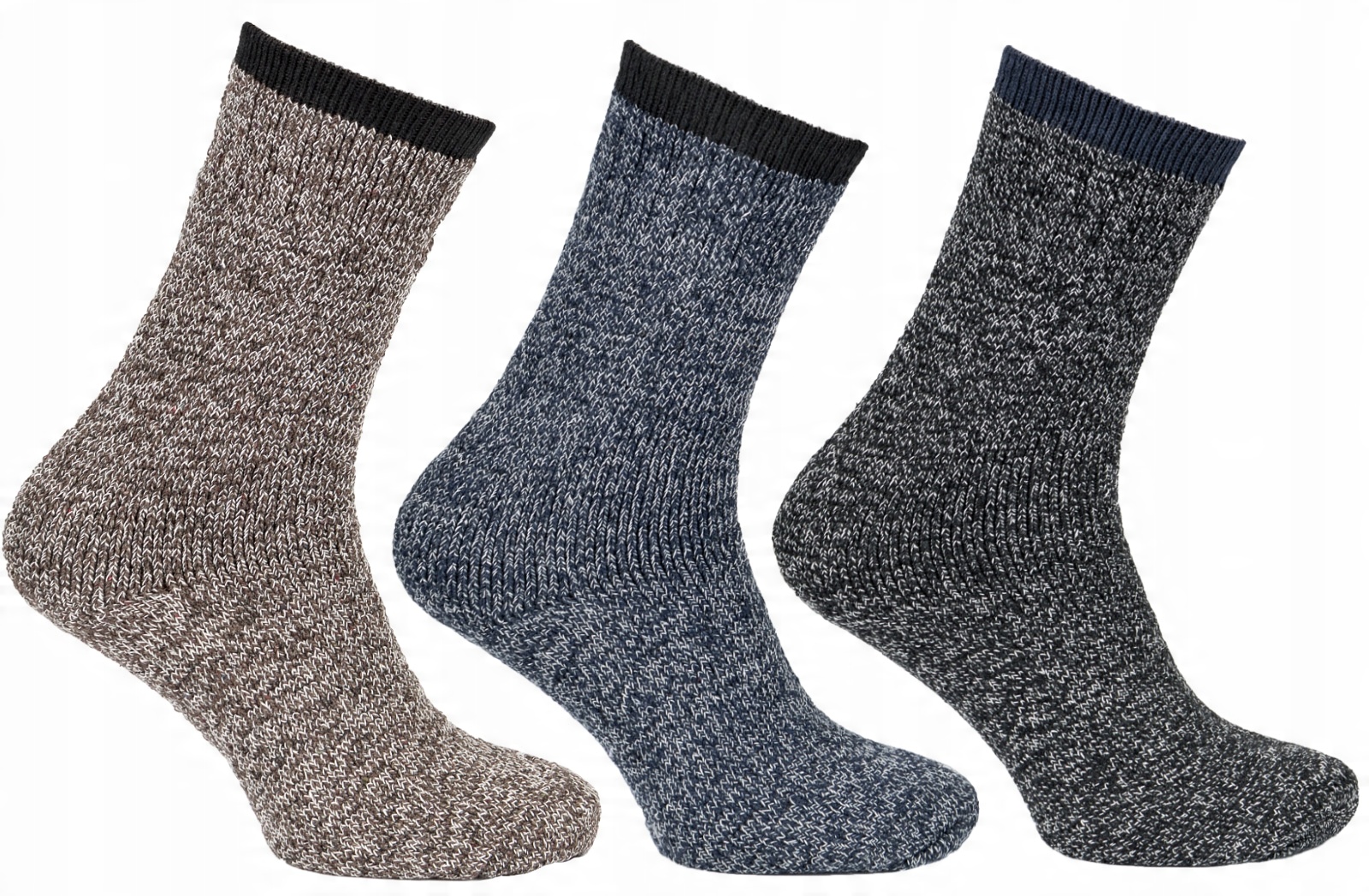 

3x Grube Ciepłe Skarpety Męskie Thermo 1591 40-43