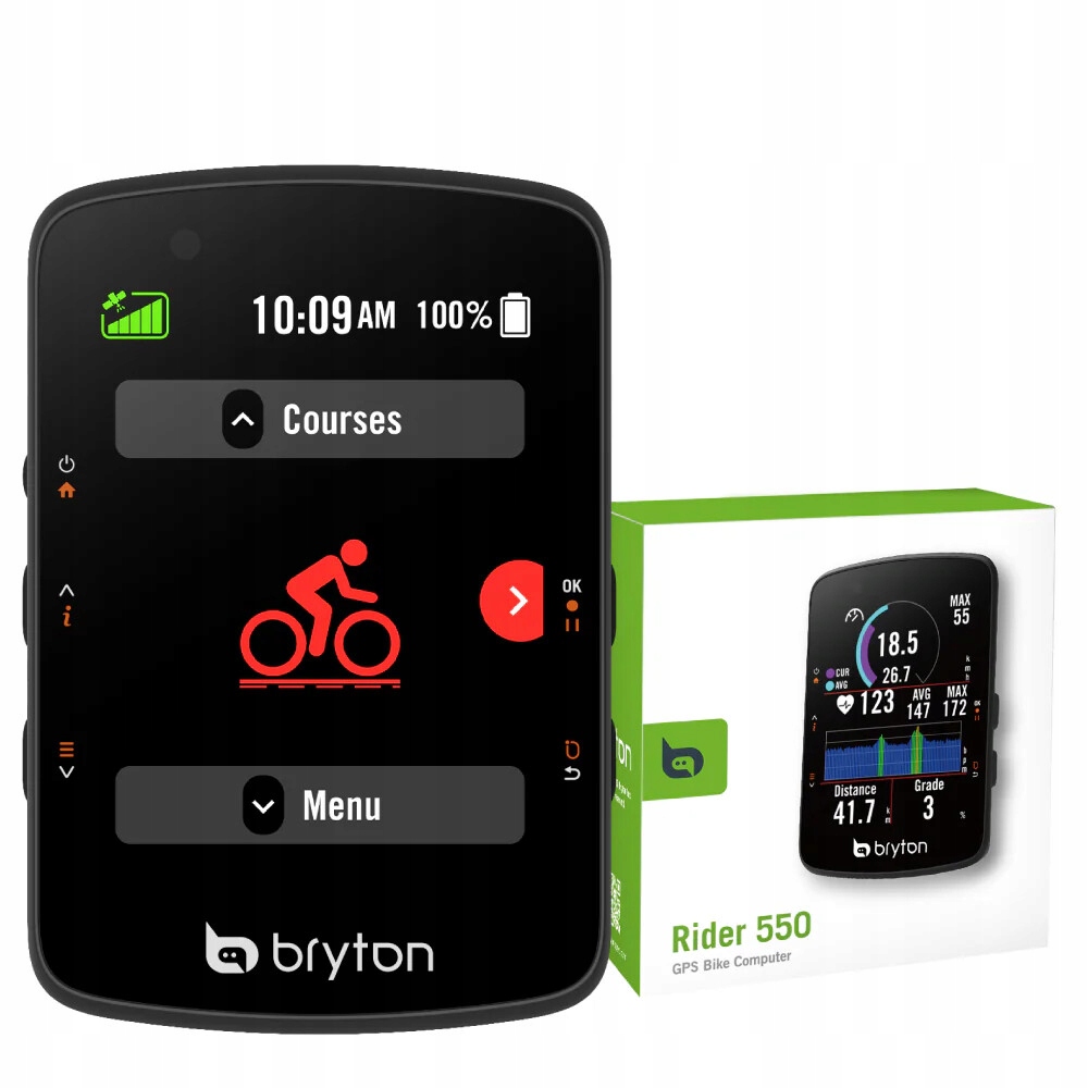 Bryton Rider 550 E komputer rowerowy Gps